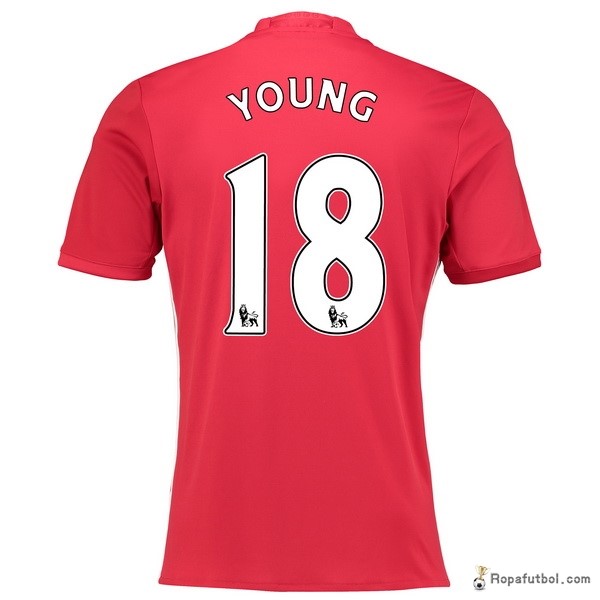 Camiseta Manchester United Replica Primera Ropa Young 2016/17 Rojo